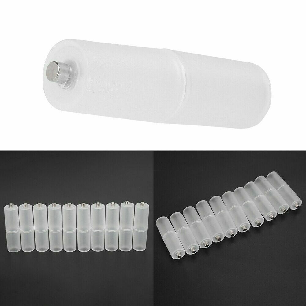 thumbnail 7  - AA to D  AAA to AA Battery Conversion Adapter Holder Plastic Batteries Case Box
