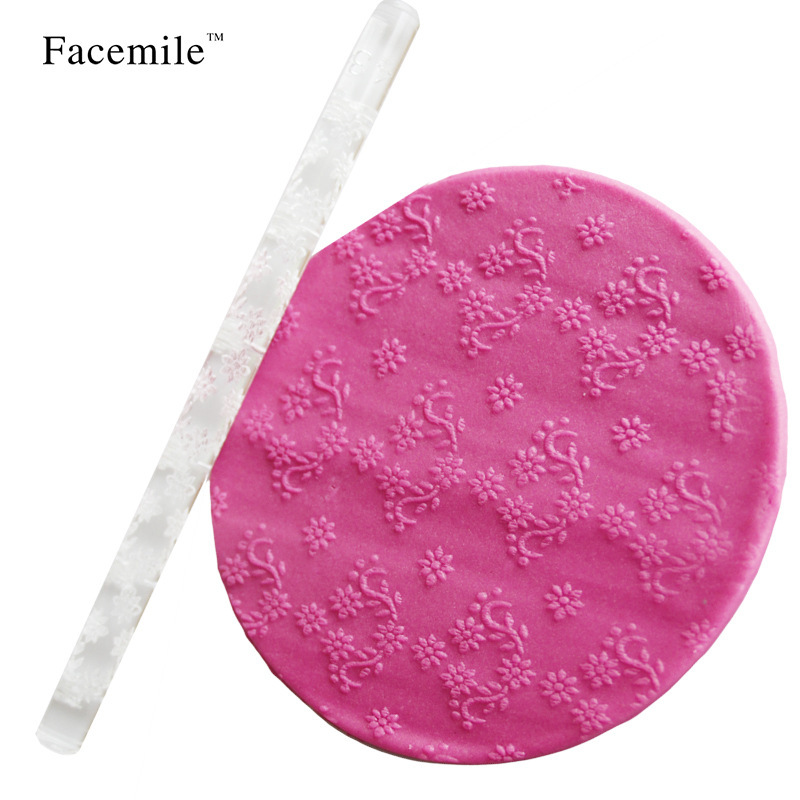 Acrylic Rolling Pin Stick Fondant Polymer Clay DIY Embossing Roller Craft Tool - Picture 21 of 30