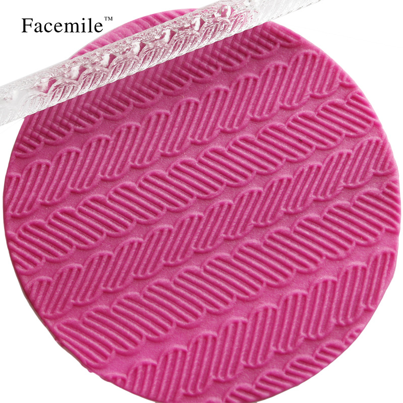 Acrylic Rolling Pin Stick Fondant Polymer Clay DIY Embossing Roller Craft Tool - Picture 28 of 30