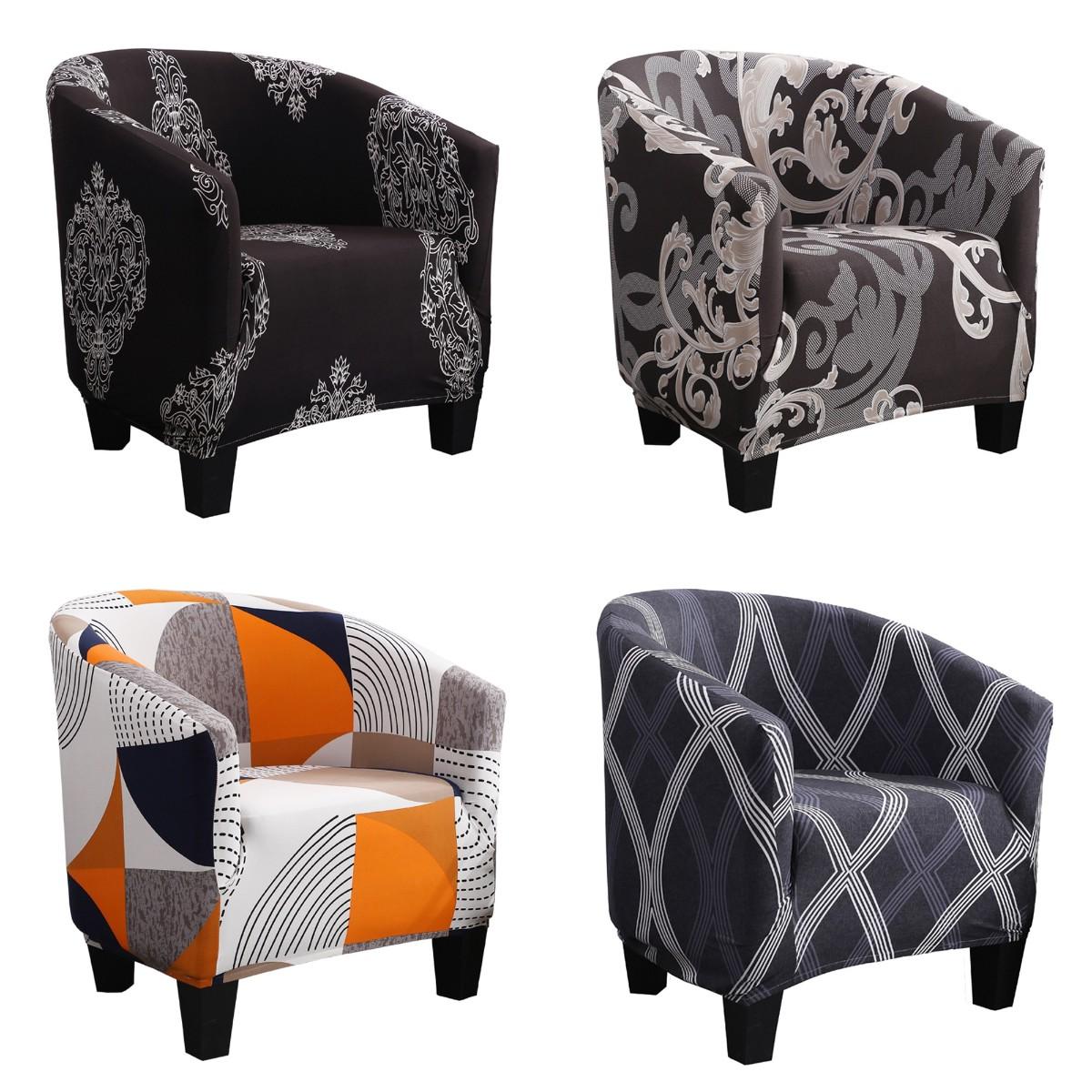 one-seater chair cover armchair slipcover for club cafe bar decorations