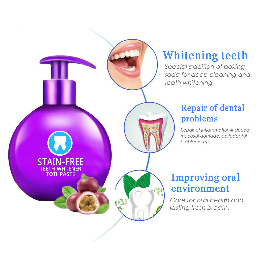 UK Intensive Stain Removal Whitening Toothpaste Fight Bleeding Gums