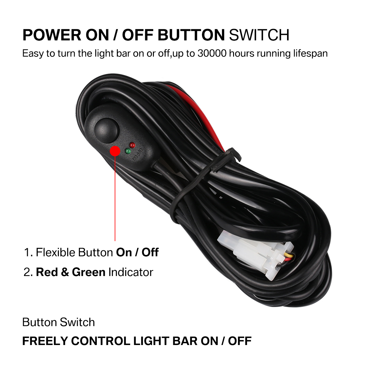 Hid 12v 40a Wiring Loom Harness Spot Led Work Driving Light Lamp Relay Switch