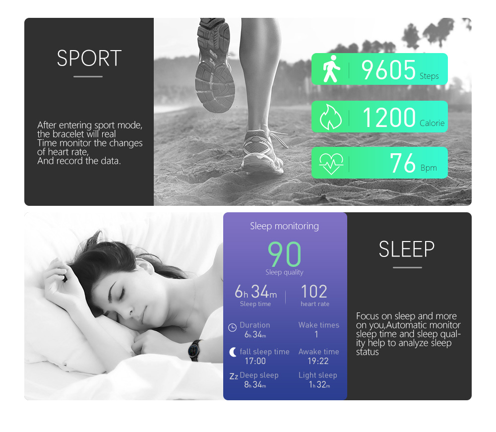 N58 ECG Smart Watch Heart Rate Monitor Bluetooth Bracelet