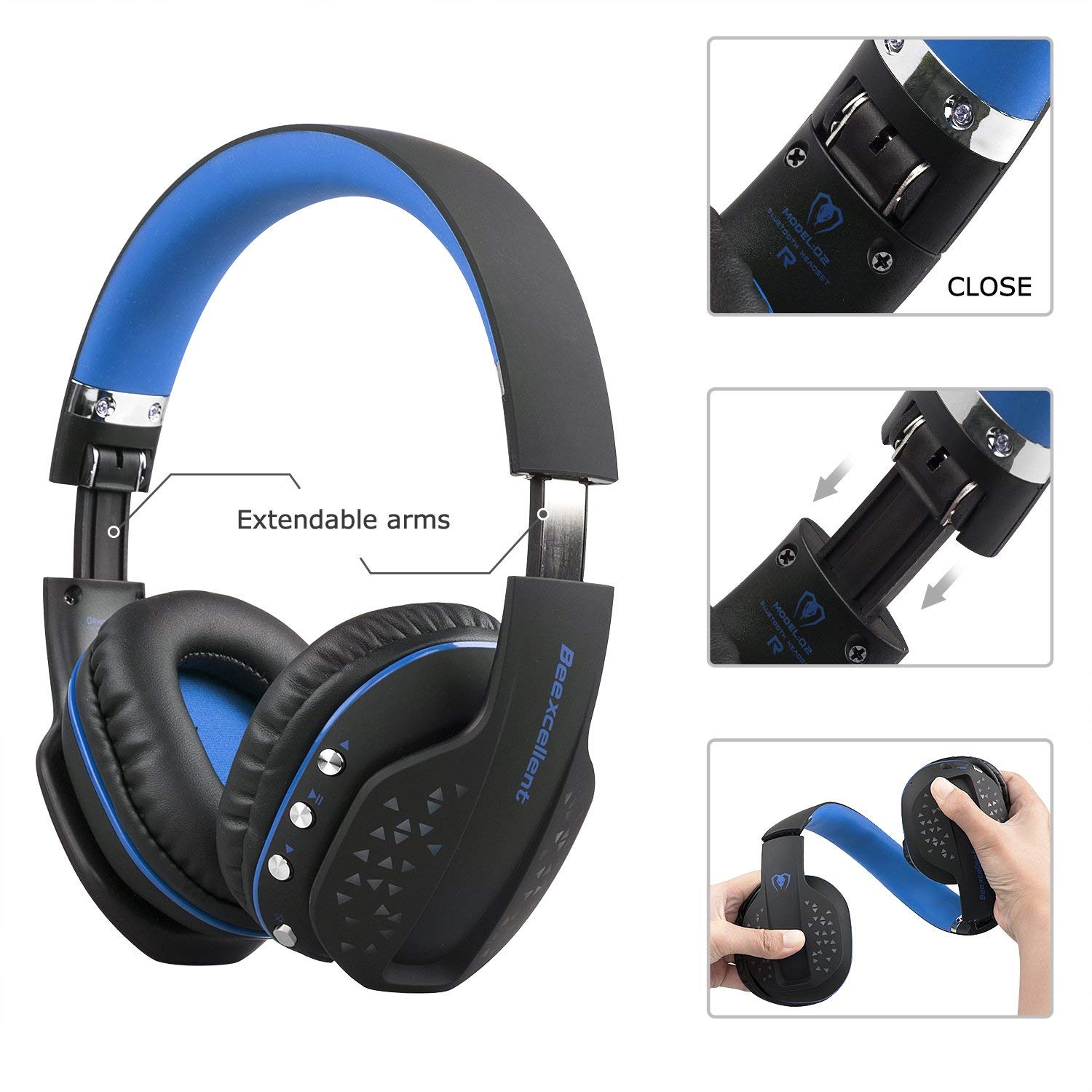 Stereo Gaming Headset Wireless Bluetooth Headphone for ... - 1500 x 1500 jpeg 175kB