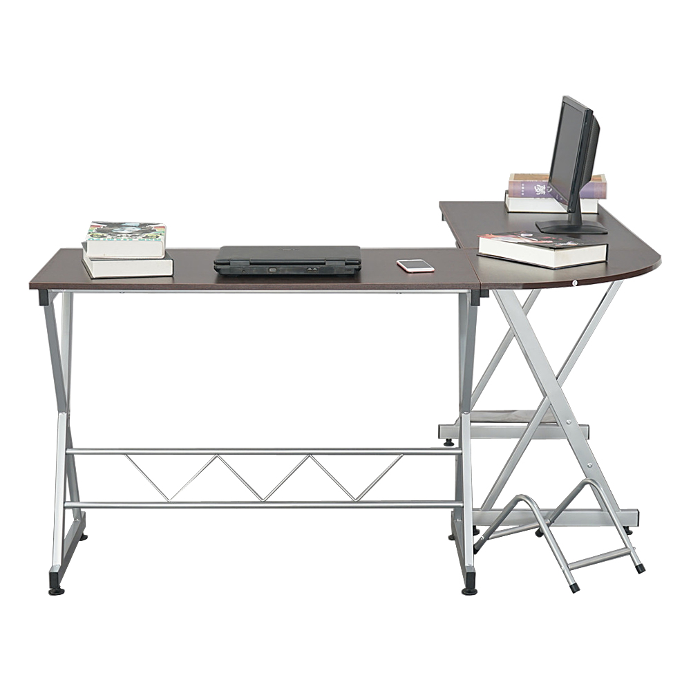Details About L Shape Computer Desk Table Laptop Writing Workstation Home Office With Keyboard