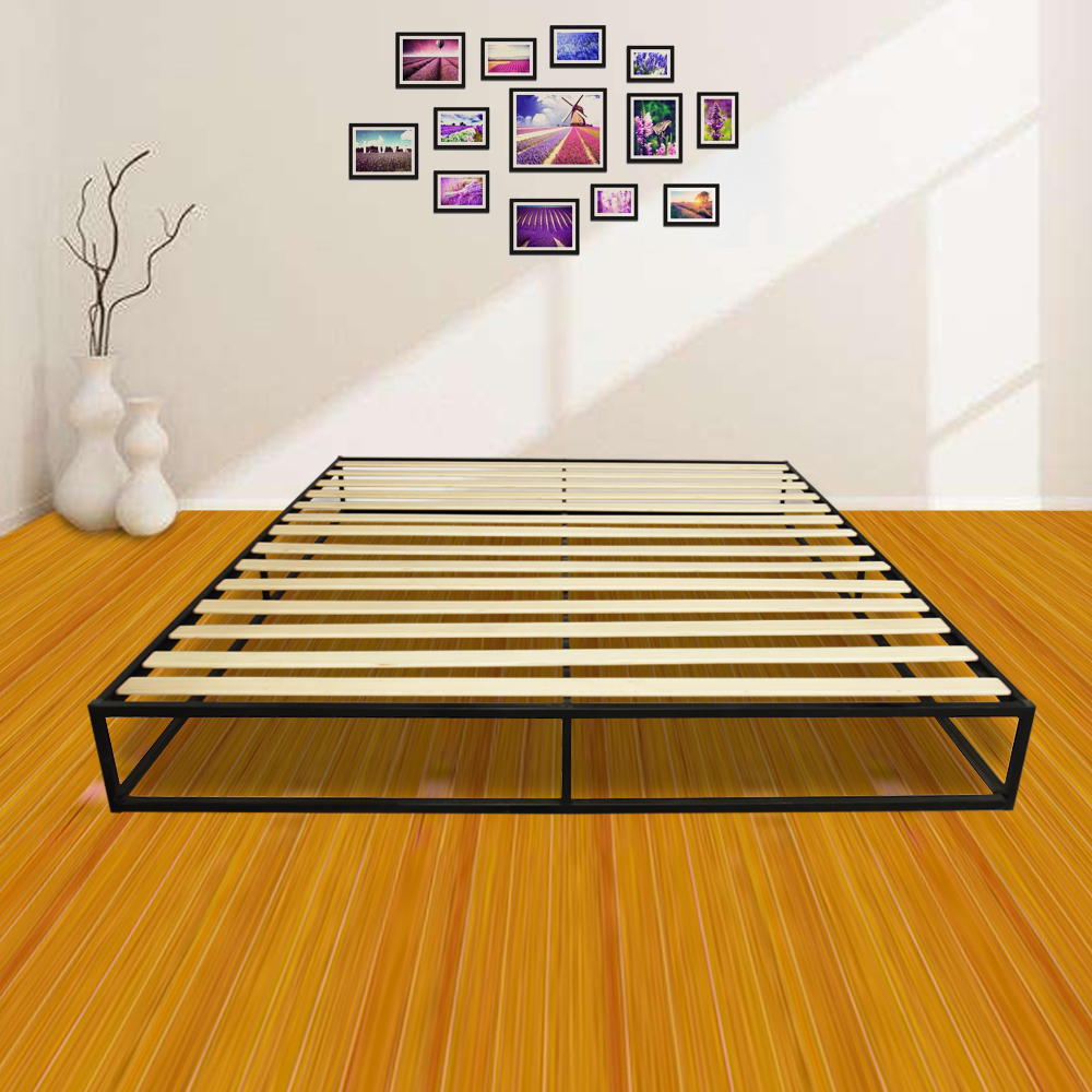 Metal Platform Bed Frame With Wood Slats Bedroom Mattress Foundation Details About Metal Platform Bed Frame With Wood Slats Bedroom Mattress Foundation King Size