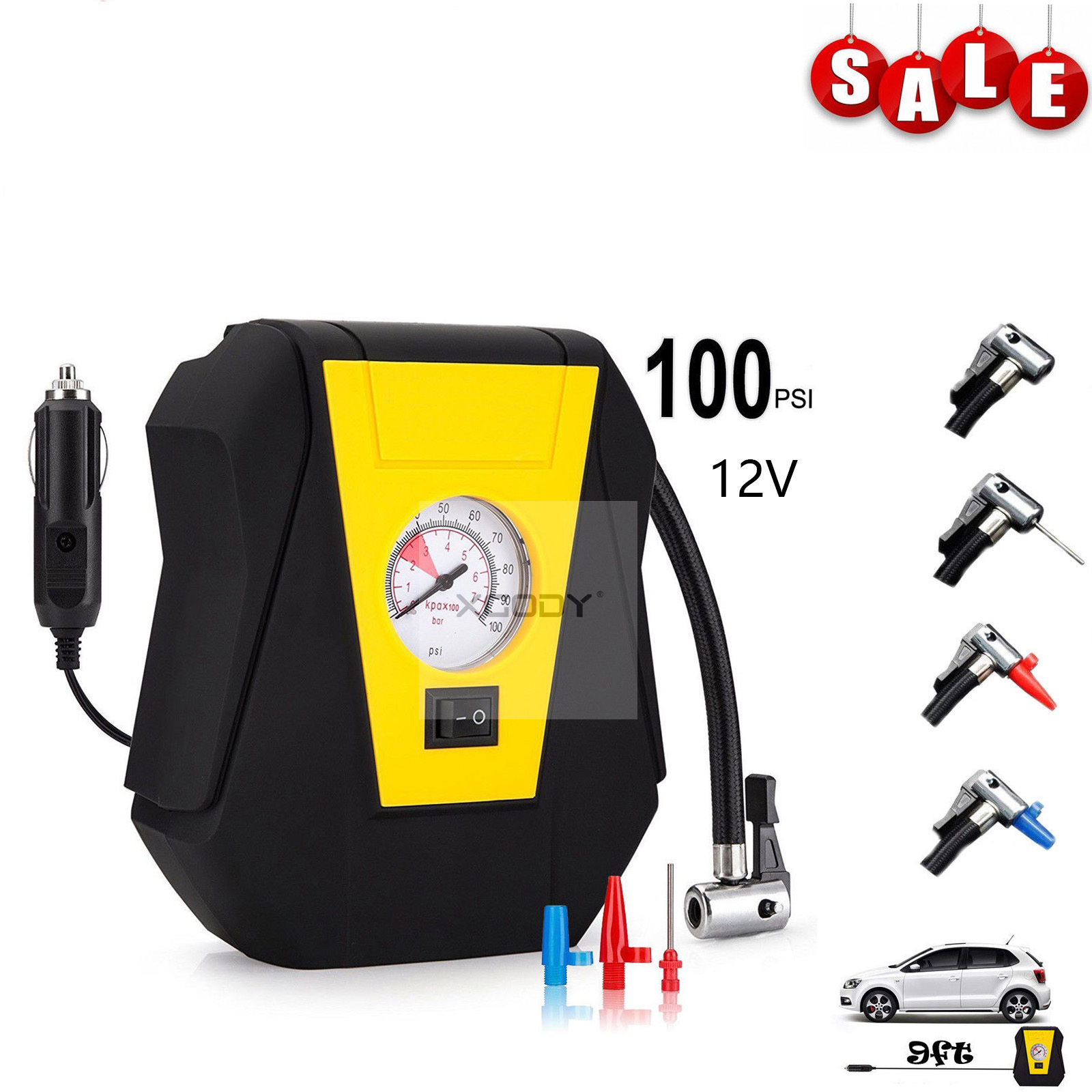 portable car tyre inflator