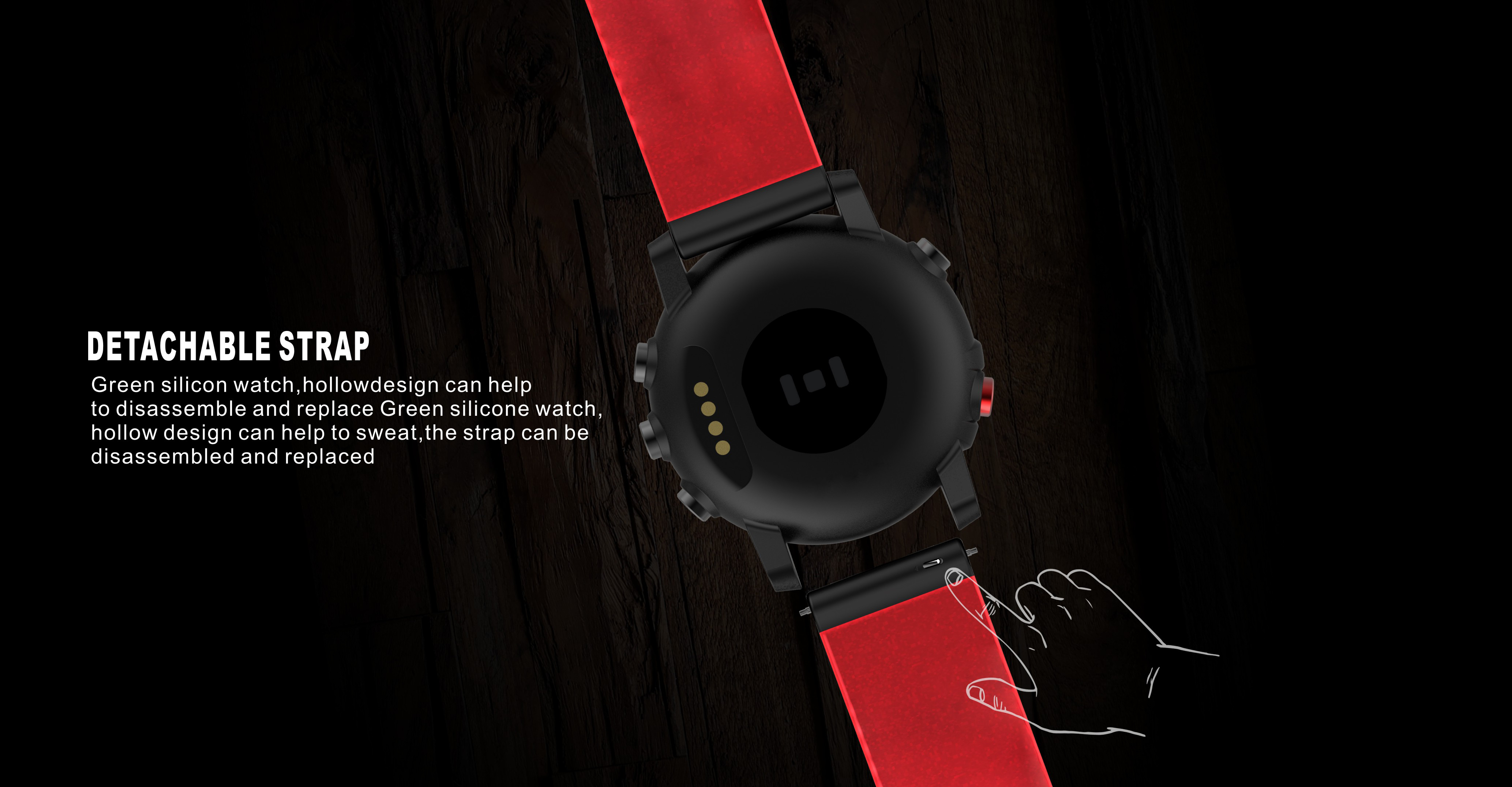 DM18A Men's Waterproof SmartWatch Bluetooth GPS