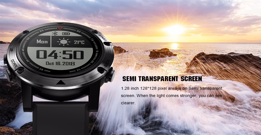 DM18A Men's Waterproof SmartWatch Bluetooth GPS