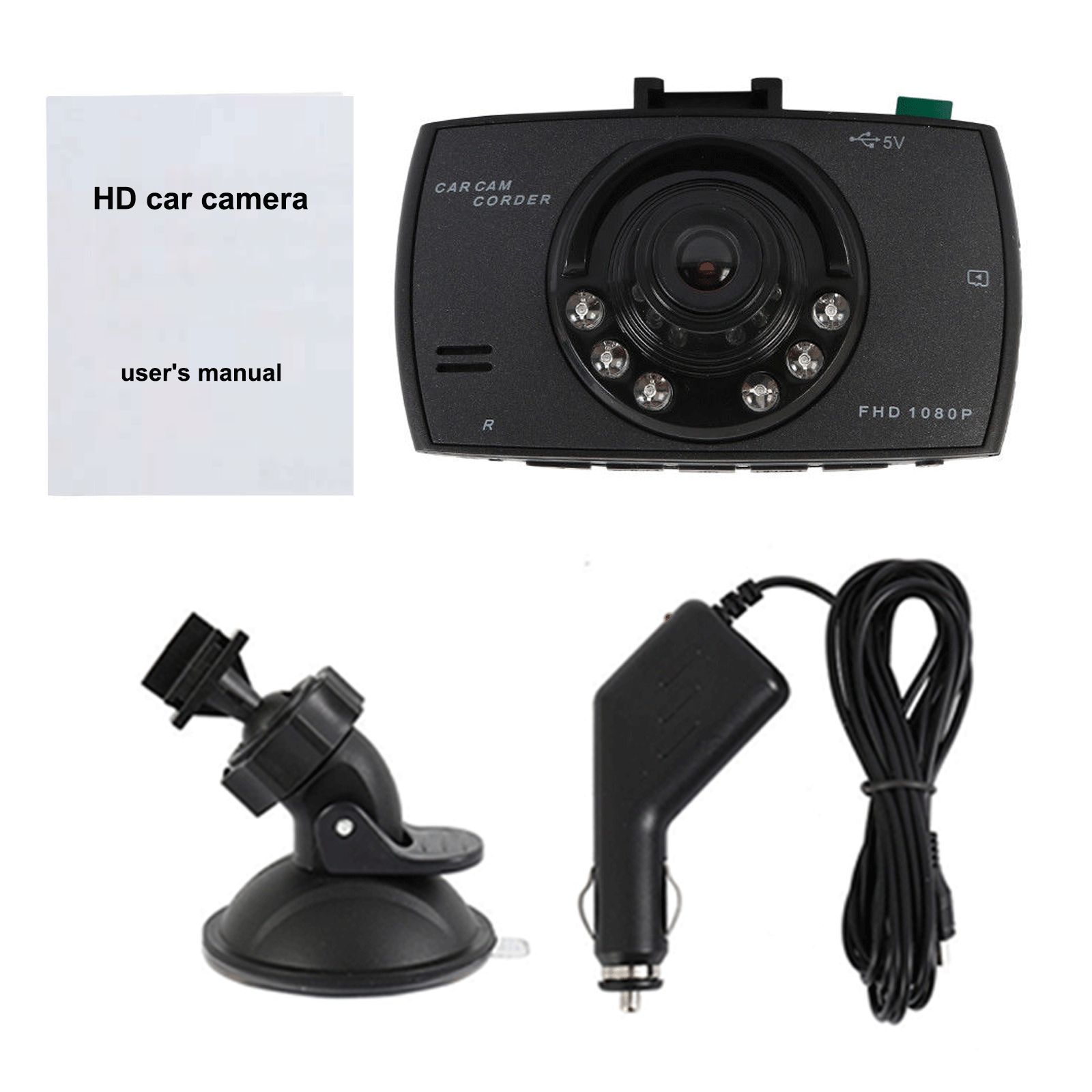 2.7" DASHCAM FULL HD 1080P AUTO DVR VIDEORECORDER KFZ KAMERA NACHTSICHT ...