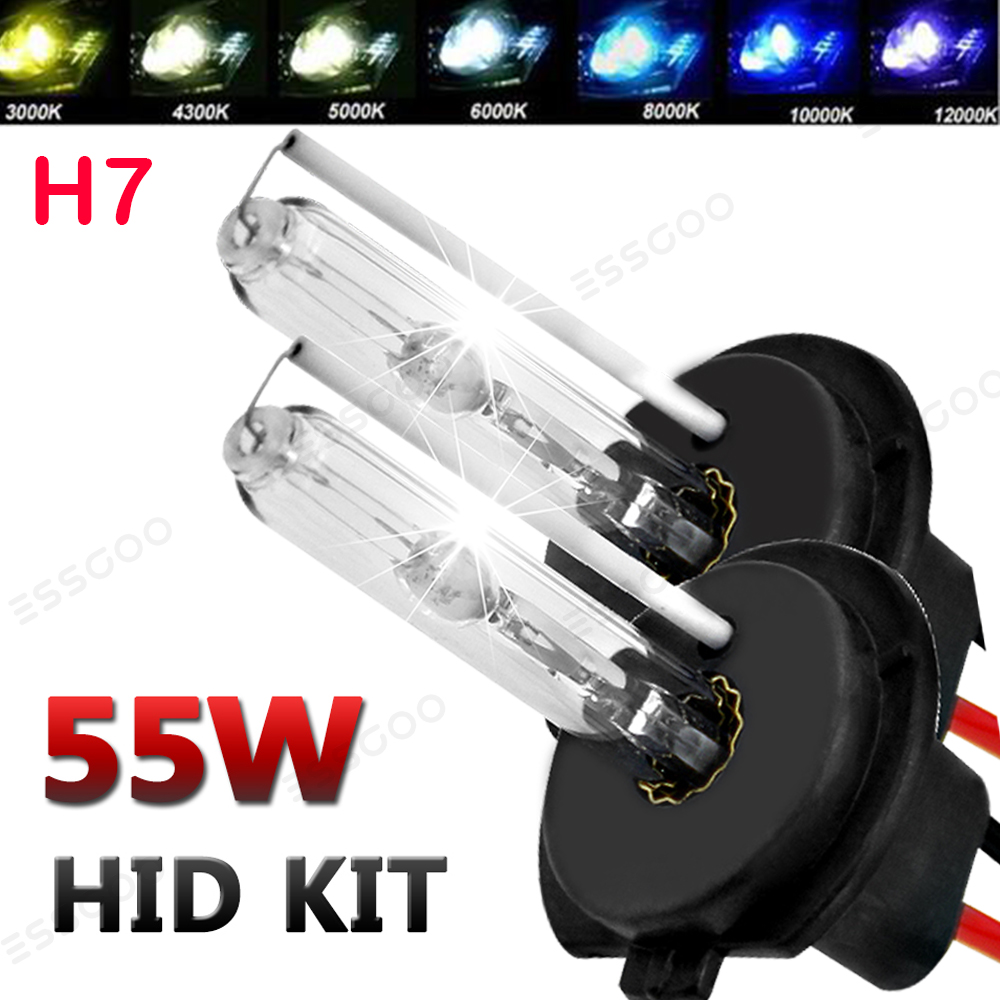 HSUN H7 HID Conversion Kit,With Reliable Ballast Fit Car H7 Factory Headlight,6000K Xenon White