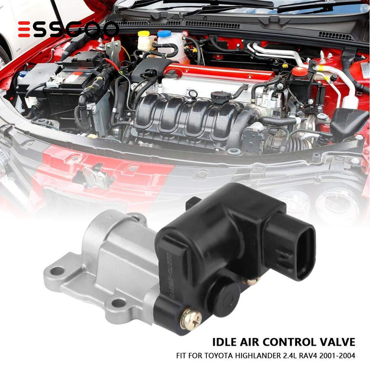 22270-28010 For Toyota RAV4 Highlander 2001-2003 OEM New Idle Air Control Valve