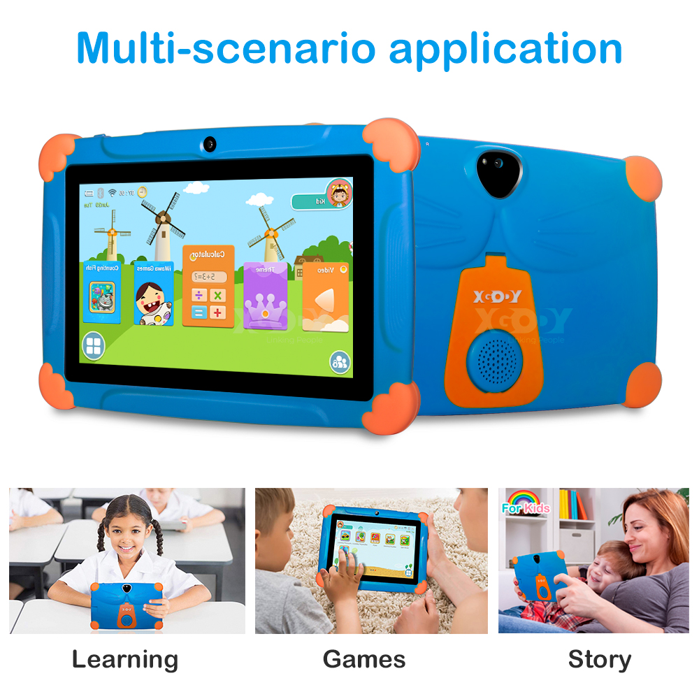 XGODY 2020 7” HD Tablet PC 16GB Android 8.1 Oreo Quad-core Dual Camera For Kids XGODY 2020 7” HD Tablet PC 16GB Android 8.1 Oreo Quad-core Dual Camera For Kids
