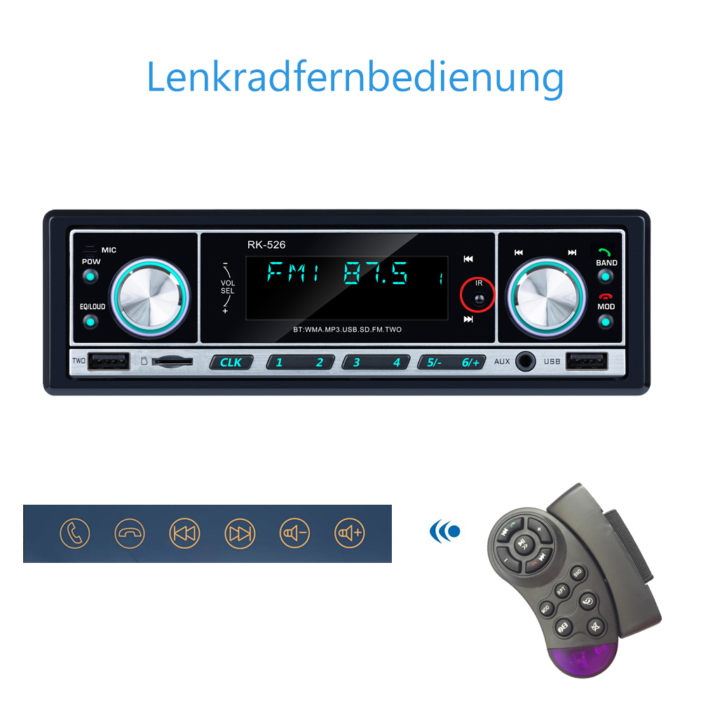 1 din autoradio dab  bluetooth
