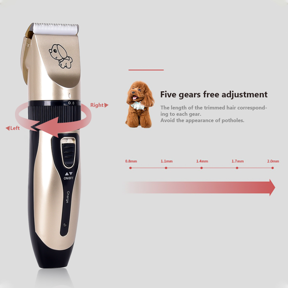 11 IN 1 USB Pet Dog Grooming Clipper Thick Fur Hair Trimmer Electric