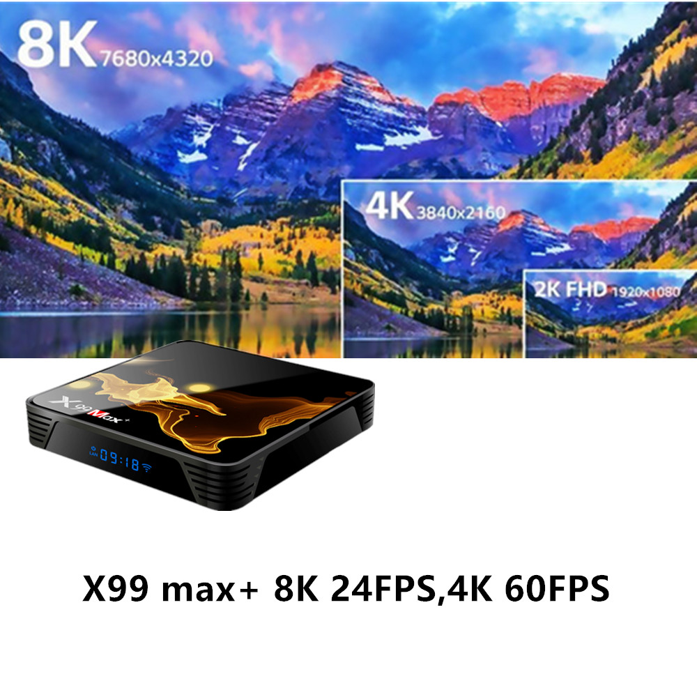 8k X99max 4 64g Android 9 0 5g Wifi Bt4 0 C µe Aeœºe C A Ae H 265 E E Ae A Aºaª A Ebay