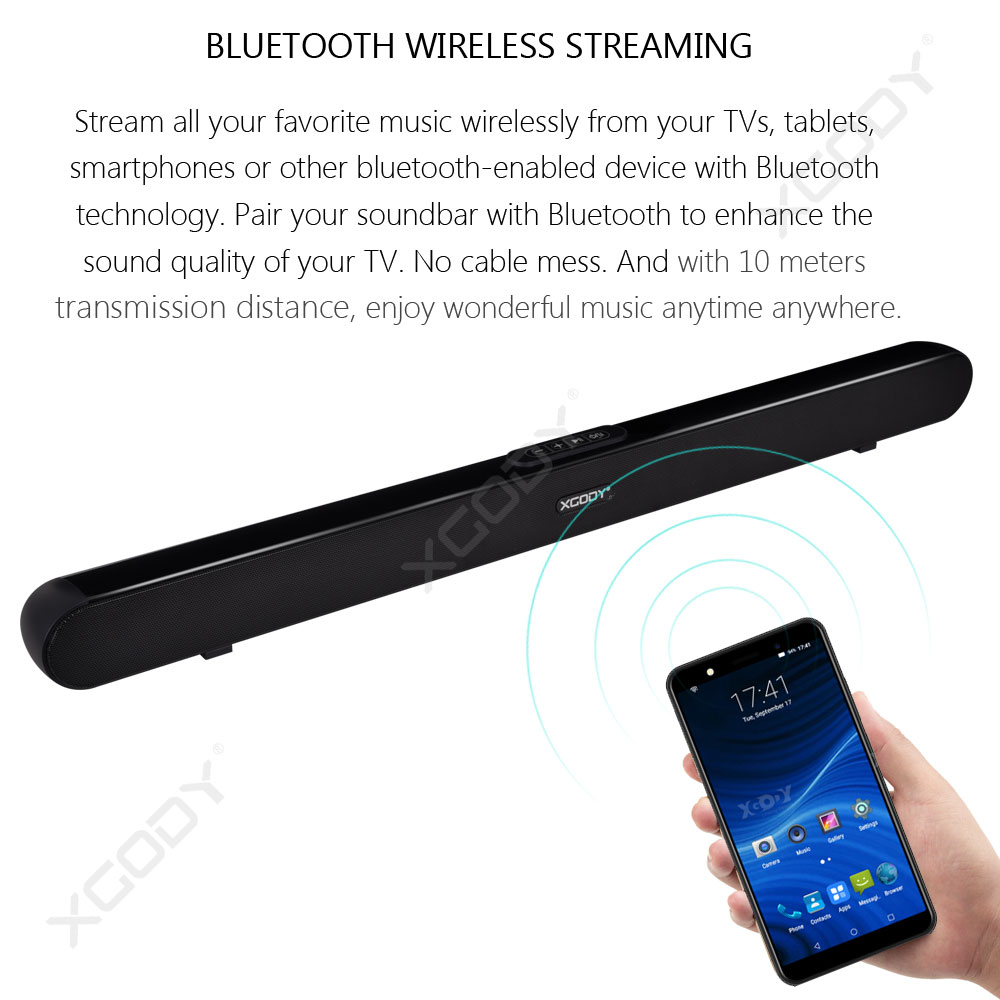 80CM TV Soundbar Heimkino Subwoofer Wireless Bluetooth Soundbar Koaxial
