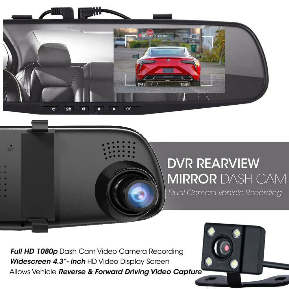XGODY Dash Cam 4K Ultra HD Mini Dashcam Auto Vorne Nachtsicht  Parküberwachung