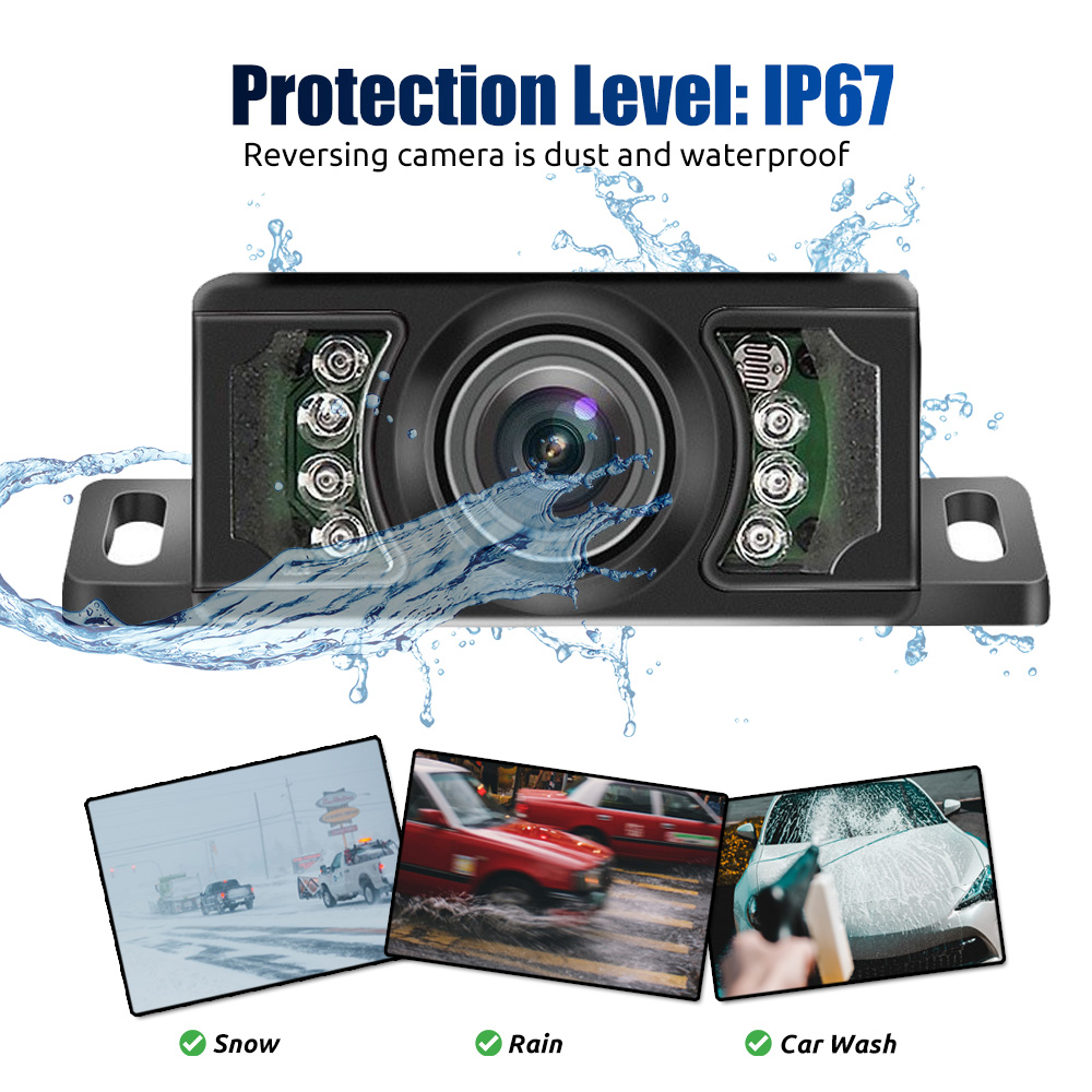 ESSGOO Rear View Reverse Backup Camera Kit for Car Stereo Radio Night ESSGOO Rear View Reverse Backup Camera Kit for Car Stereo Radio Night
