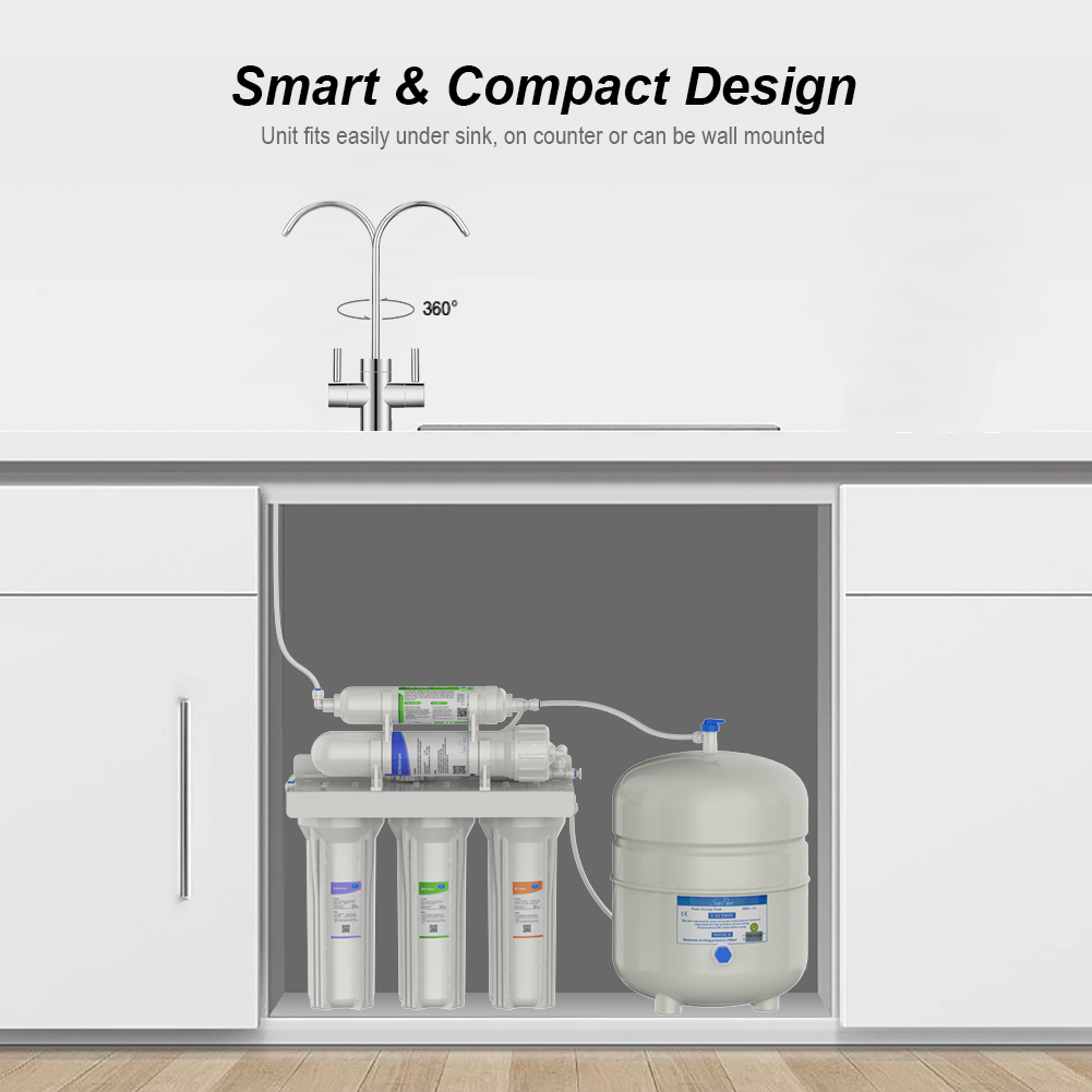 75 Gpdwater Système Filtration Nsf 5 Stage Osmose Inverse Filtration Nsf 5 Stage Osmose Inverse