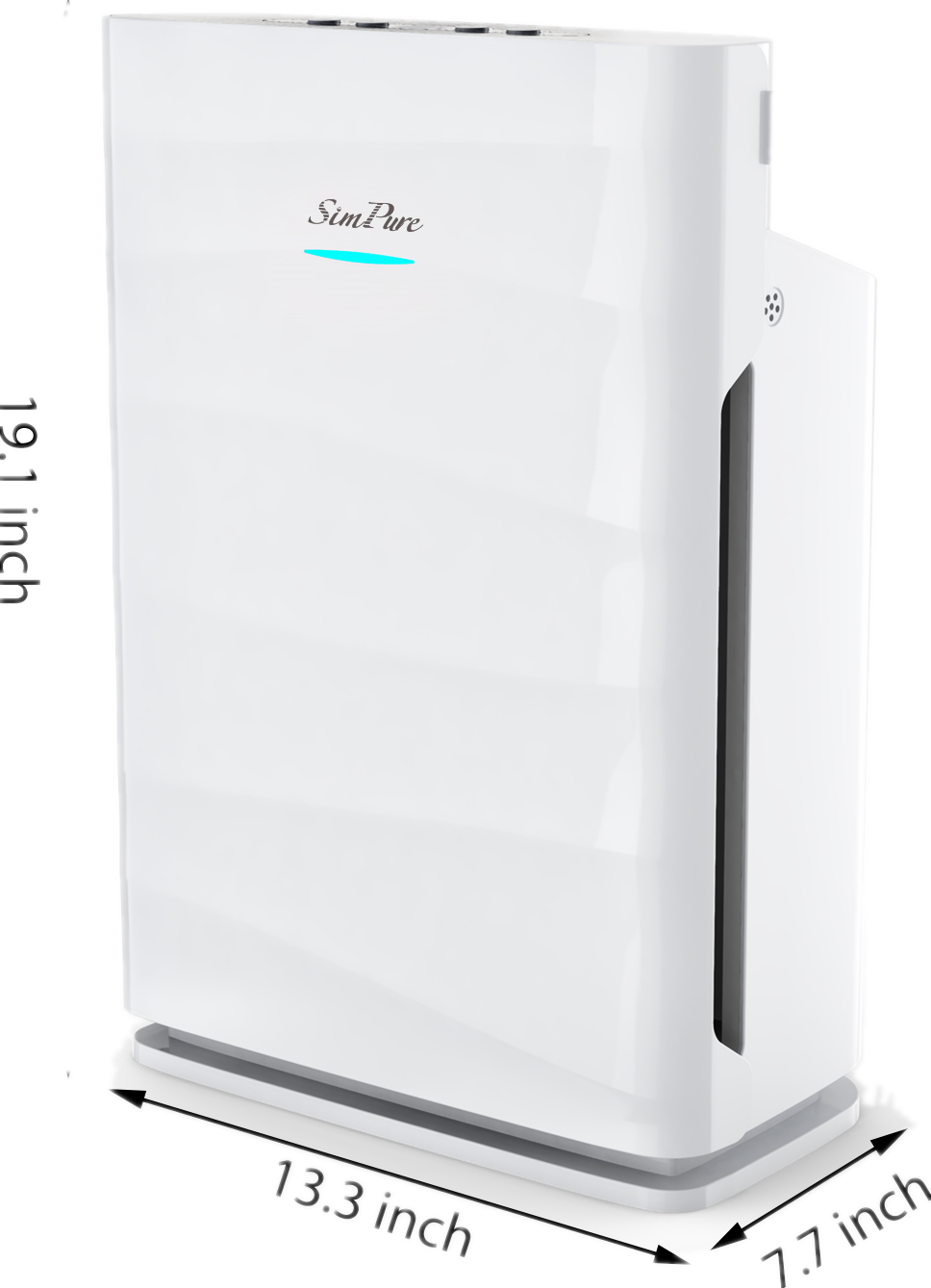 Air Purifier 5Stage Washable H13 True HEPA Filter Cleaner Quiet Odor