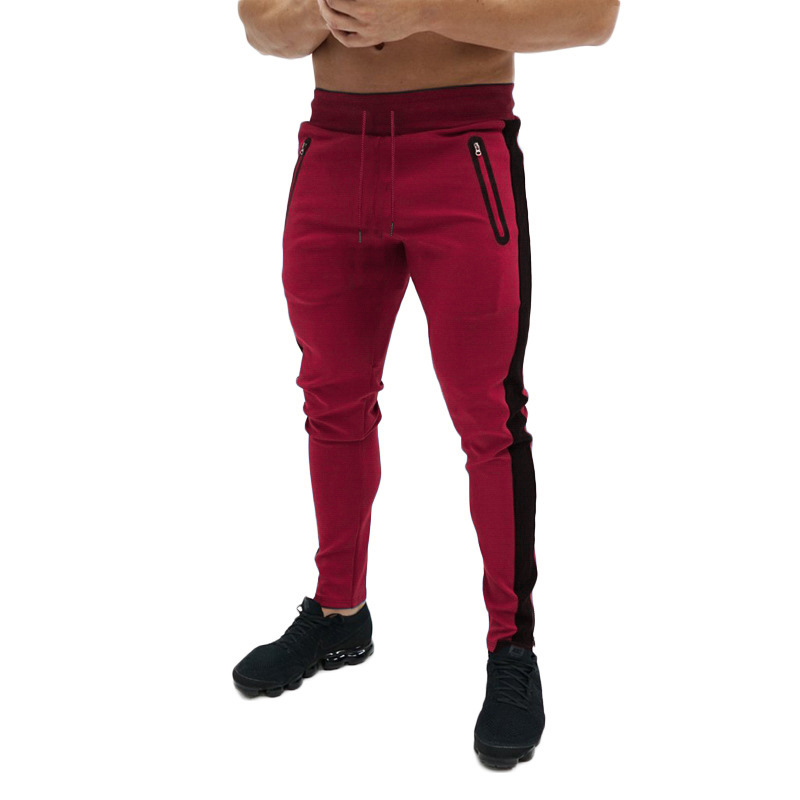 Skinny fit active gym online joggers with zip pockets